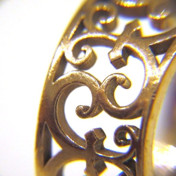 Tiffany Enchant Ring Rubed Metal Brand Accessory Women's - Picture 4 of 4